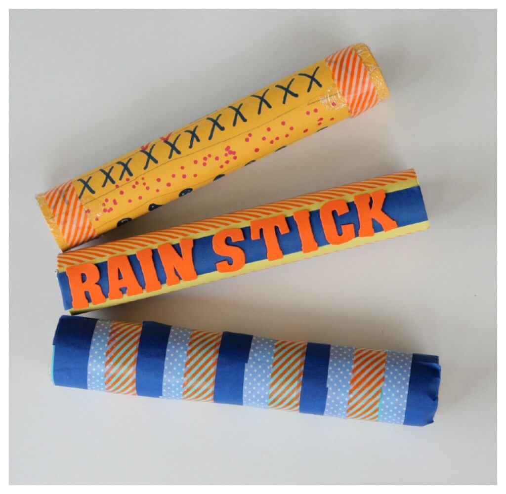 Easy to Make Paper Towel Roll Rainstick Craft For KidsPaper Towel Roll Crafts