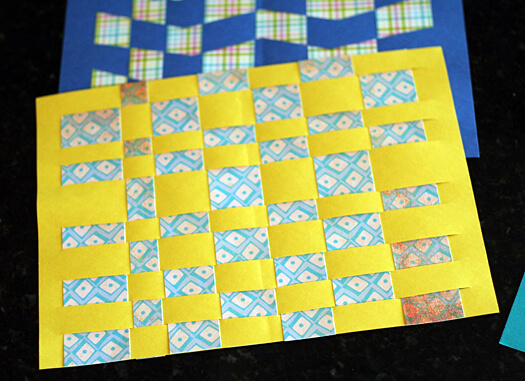Easy To Make Paper Weaving Craft Activity For KidsPaper Woven Crafts &amp; Designs