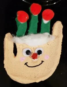 Easy To Make Salt Dough Santa Elf Ornament Craft For Christmas