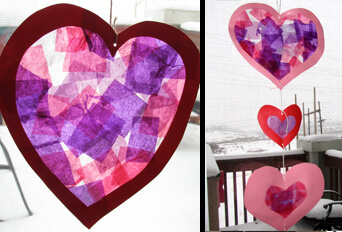 Easy To Make Suncatcher Heart Craft Ideas For Decoration