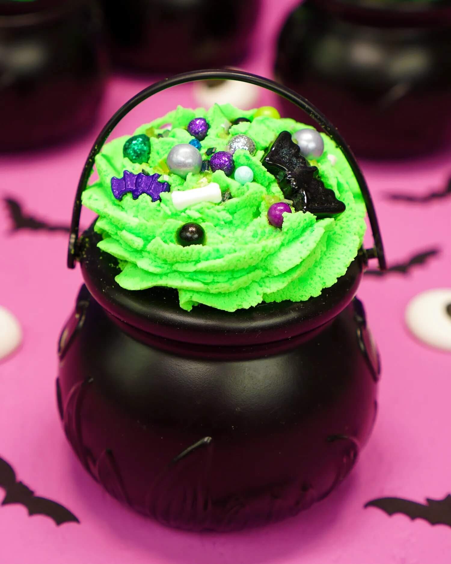 Easy to Make Witch Cauldron Halloween Bath Bombs Craft At Home Halloween Bath Bomb Craft Ideas