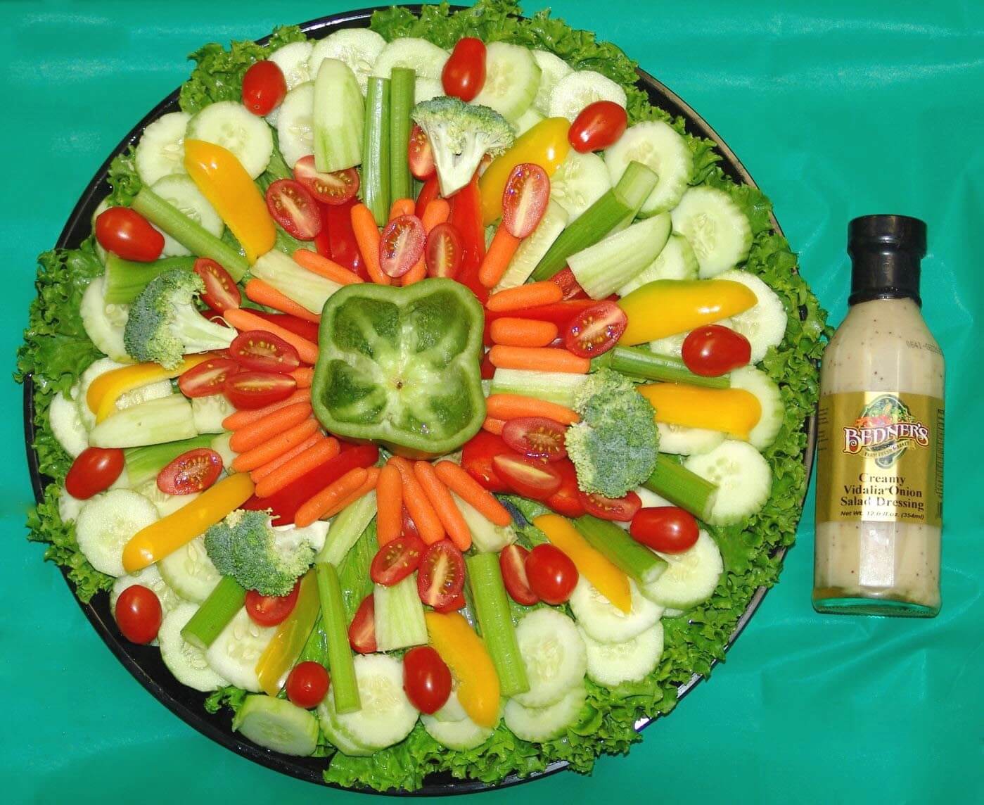 Easy Vegetable Salad Dressing Decoration Idea For KidsBest salad decoration ideas