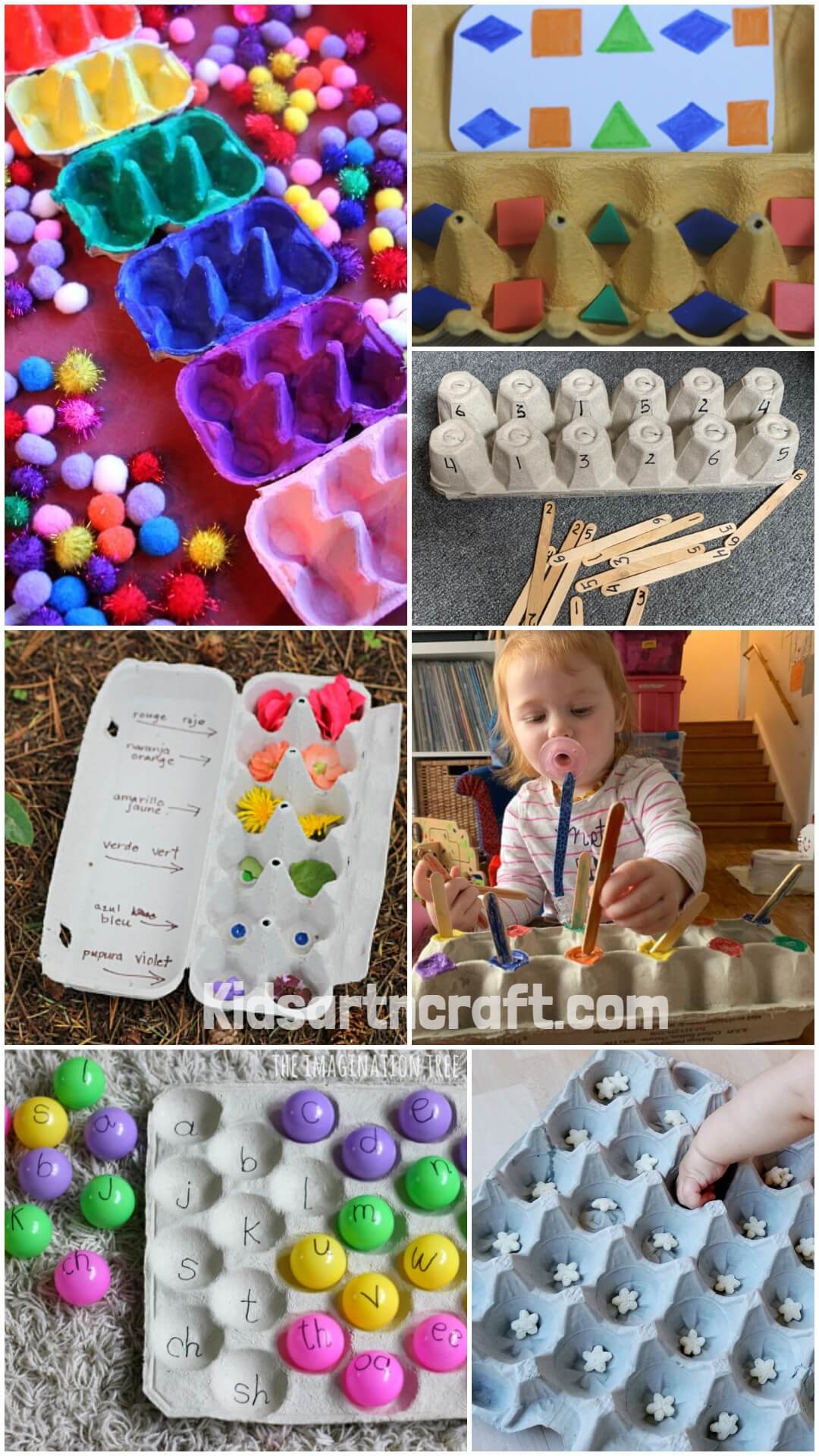 Egg carton crafts for 3 Year's old