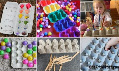 Egg carton crafts for 3 Year's old