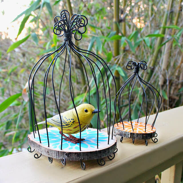 Fabulous Bird & Bird Cage Craft DIY Beautiful Wire Birds &amp; Bird Cage Craft
