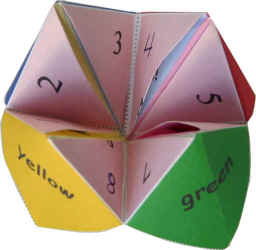 Fabulous Colorful Fortune Teller Origami Craft Fortune Teller Origami Crafts