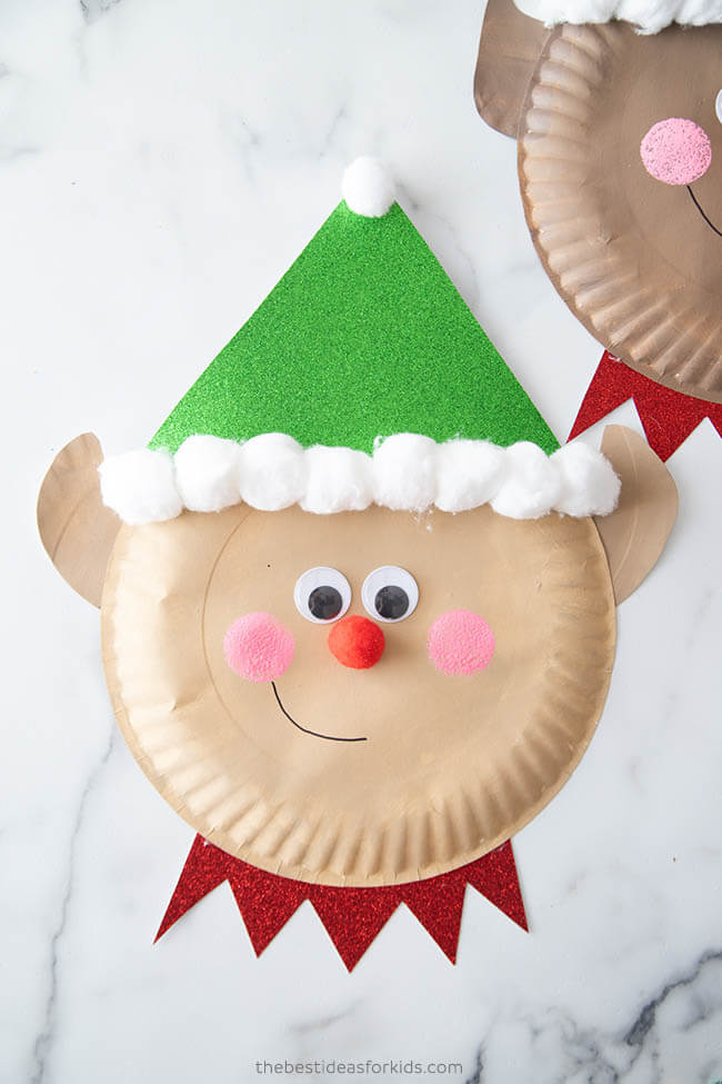 Fabulous Paper Plate Elf Craft Ideas for Kids