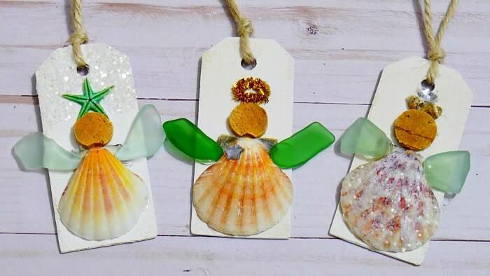 Fabulous Seashell Angel Ornament Craft DIY For KidsSeashell Angel Ornament for Kids to Make