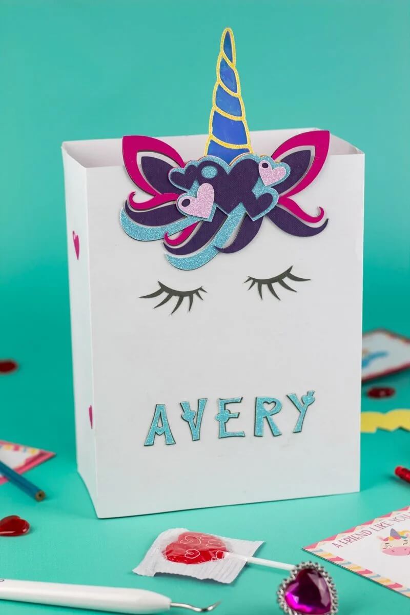 Free Cricut Paper Unicorn Box Craft Project With Printable Template Free Cricut Projects With Cardstock