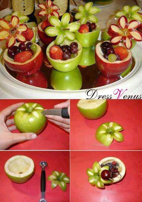 Fruit Salad Decoration Idea With Step By Step Instructions