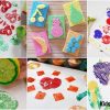 Fruits Stamping Art Ideas for Kids