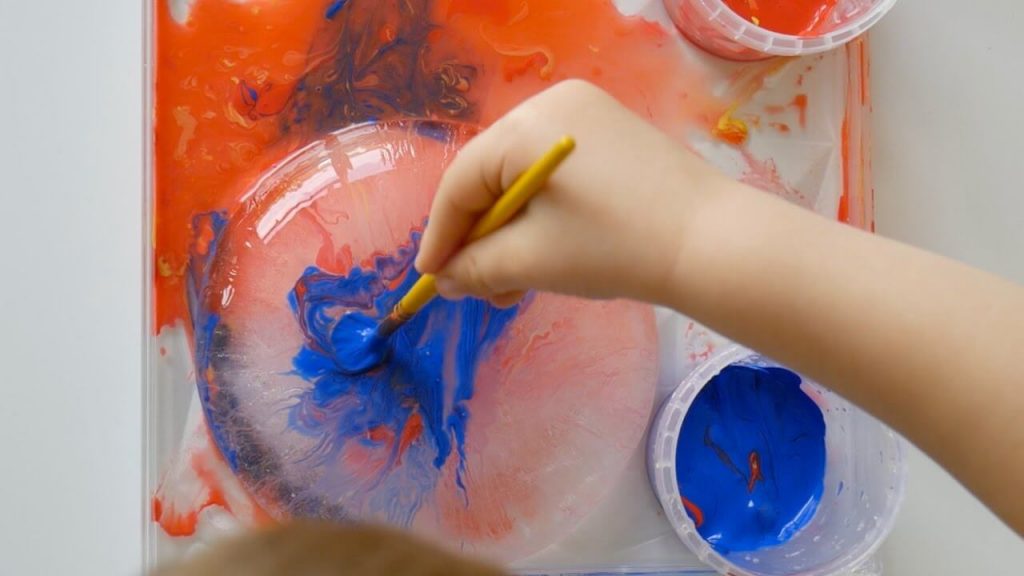 Fun Activity: Painting Ice With Watercolor