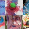 Fun Activity Painting With Balls For Toddlers