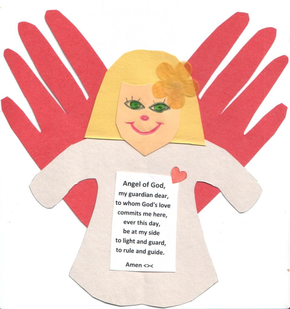 Fun & Easy Handprint Angel Crafts For Sunday School