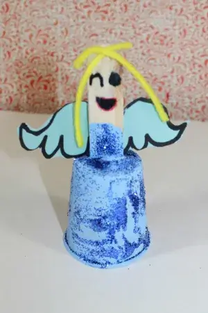 Fun & Easy Paper Cup Angel Craft For Toddlers