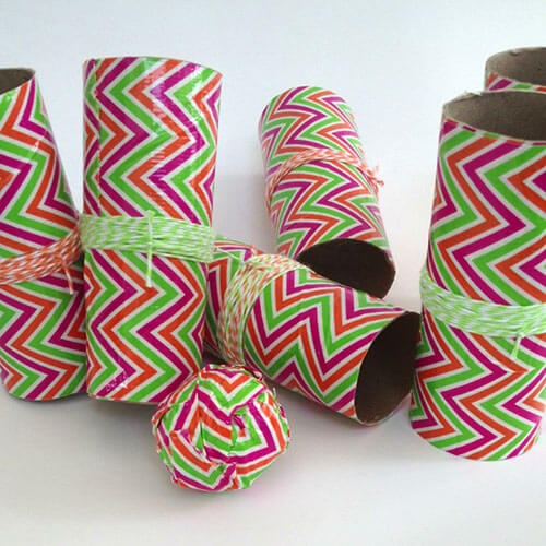 Fun Paper Towel Roll Bowling Game Activity Using Duct TapePaper Towel Roll Crafts