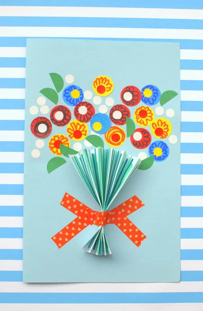 Fun To Make Flower Card Craft For Kids