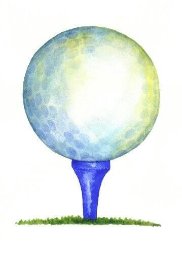 Fun To Make Golf Ball Watercolor Craft For Kids