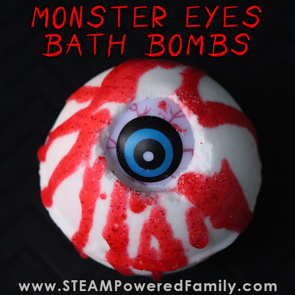 Fun To Make Monster Eyes Halloween Bath Bombs Craft Idea For Kids