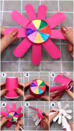Fun To Make Paper Cup Spinning Toy Craft For Kids – Step by Step ...