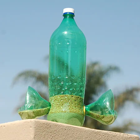 Fun To Make Recycled Plastic Bottle Bird Feeder Craft