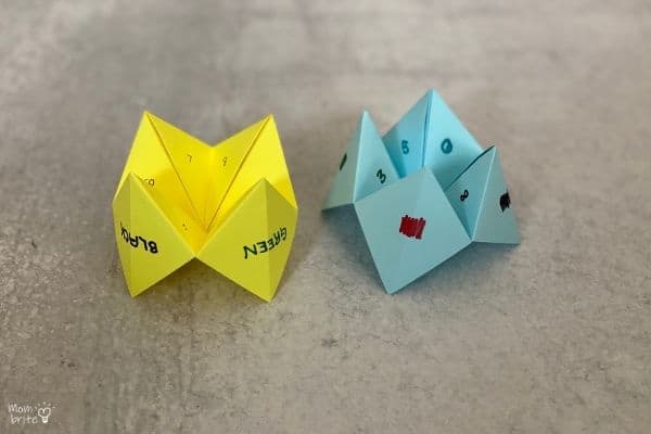 Funny Fortune Teller Origami Craft DIY Activity