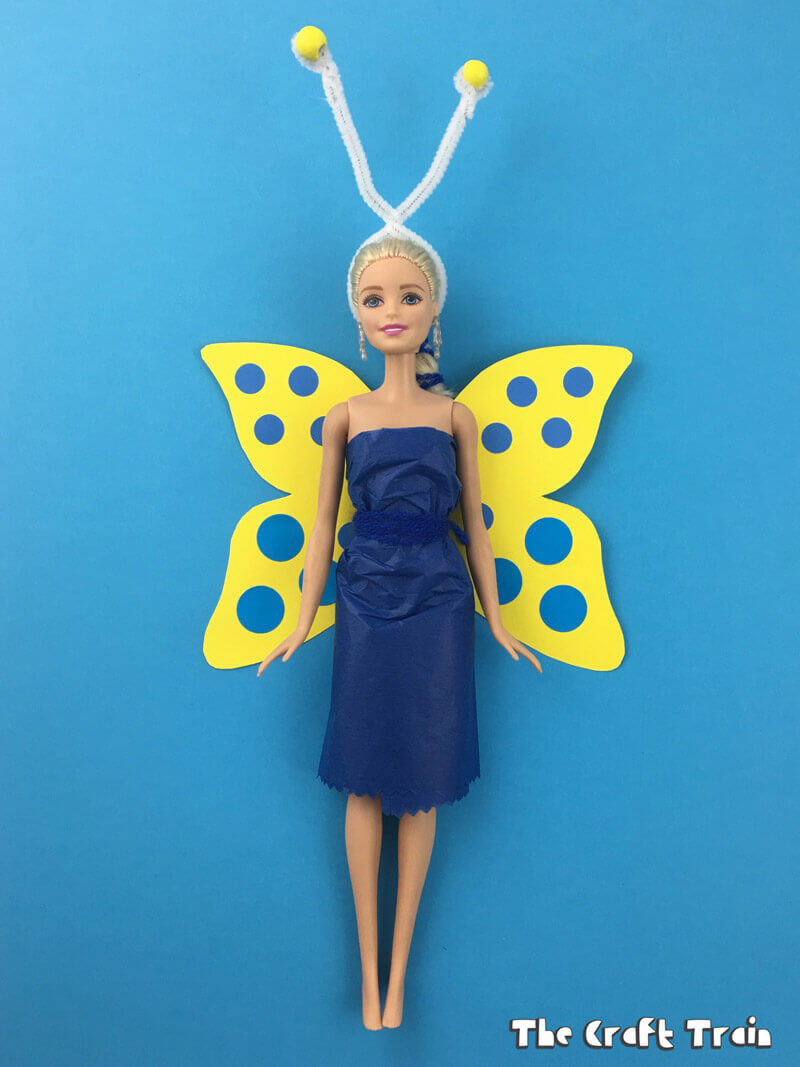 Gorgeous DIY Butterfly Barbie CostumeBarbie Paper Craft Ideas