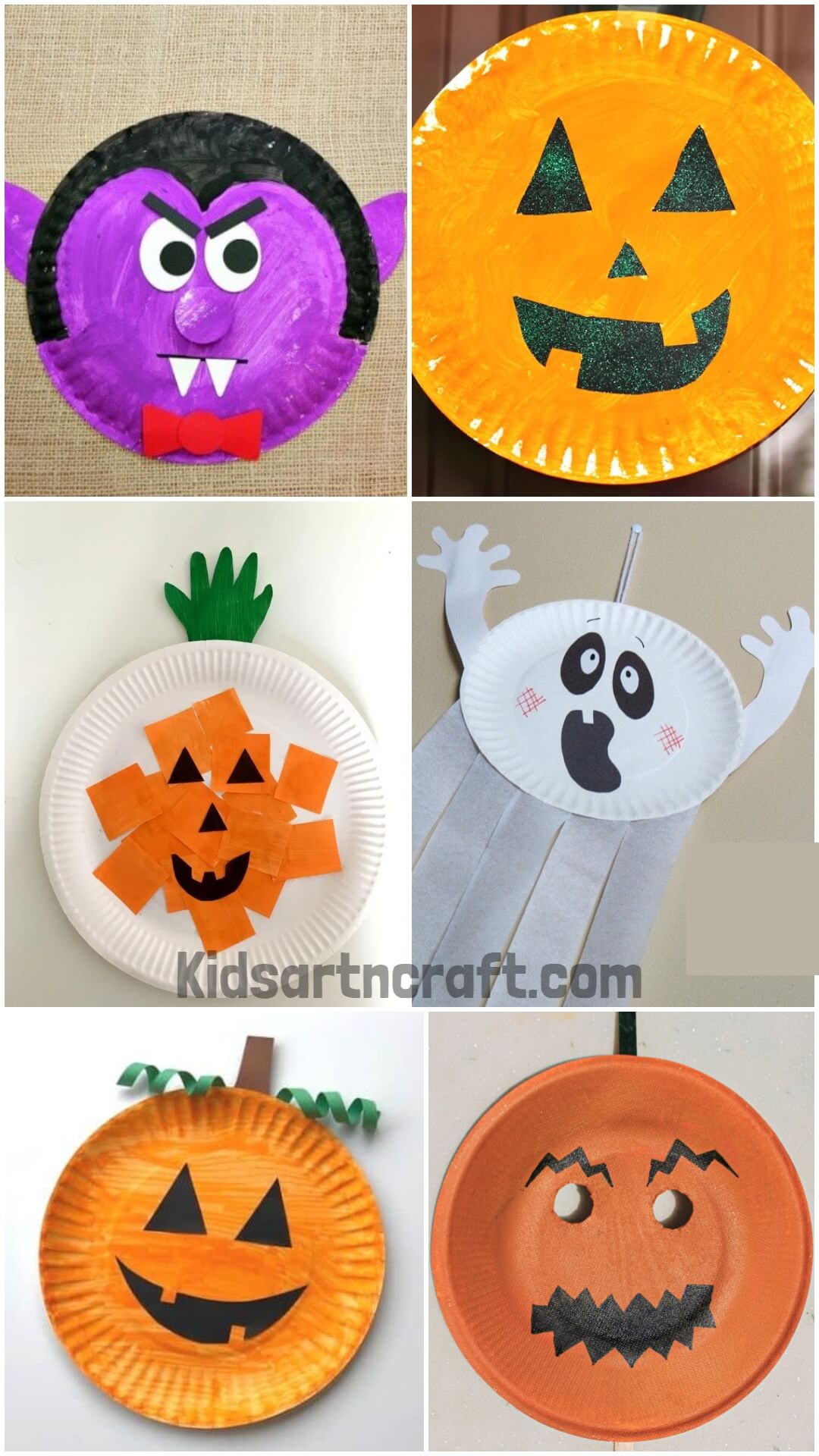  Halloween paper plate crafts for Toddlers