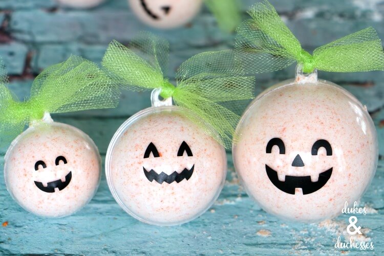 Halloween Pumpkin Fizzing Bath Bombs Craft Project For Kids