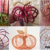 Handmade Floral Wire Pumpkin Crafts