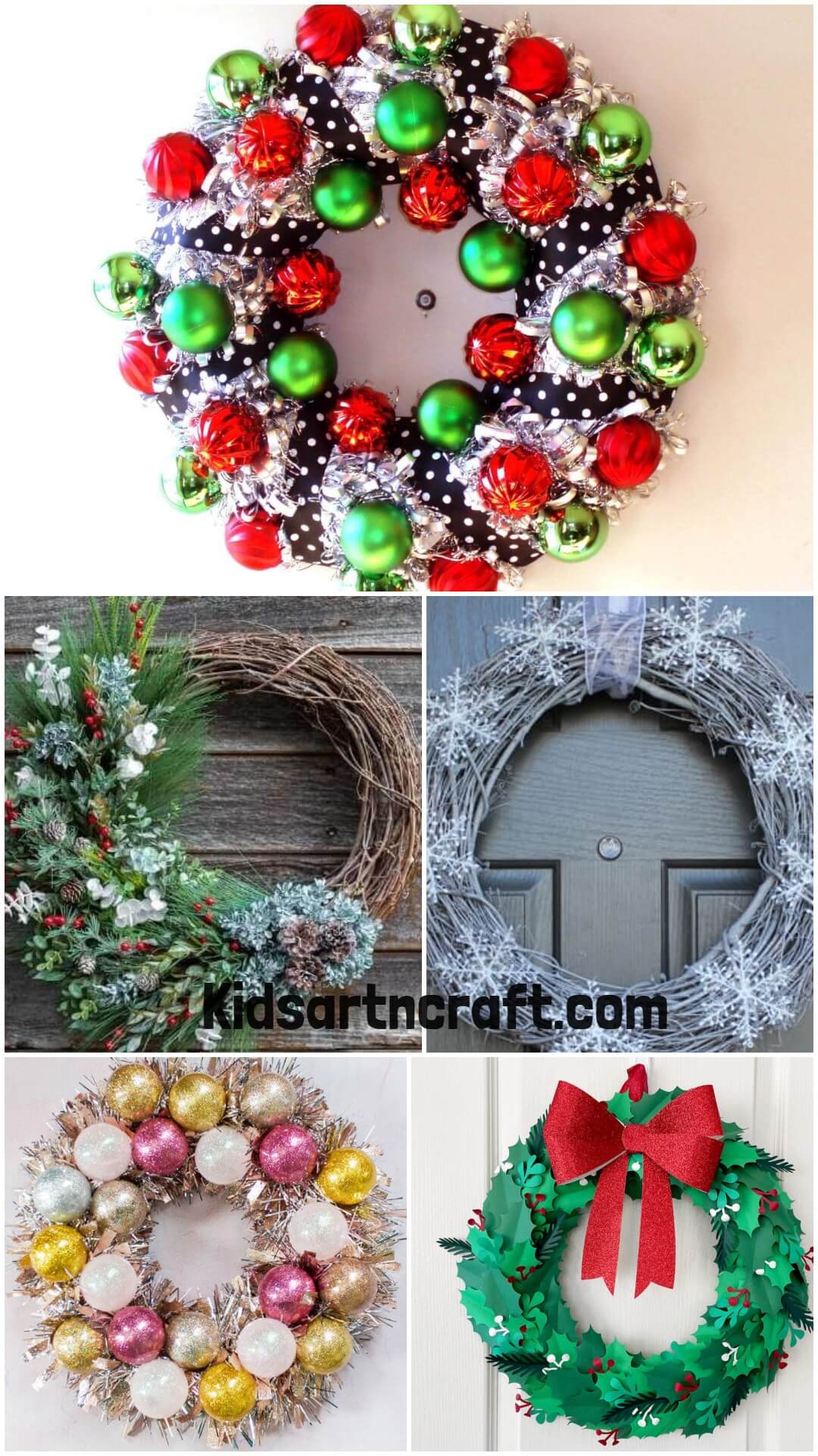  DIY Glitter Wreath Ideas