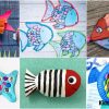 Handmade Glitter Paper Fish Craft Ideas