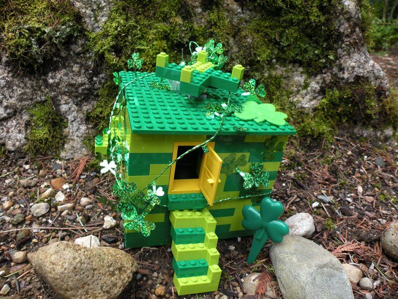 Handmade Lego Leprechaun Trap For School Project Easy Homemade leprechaun trap Ideas For Kids To Make 