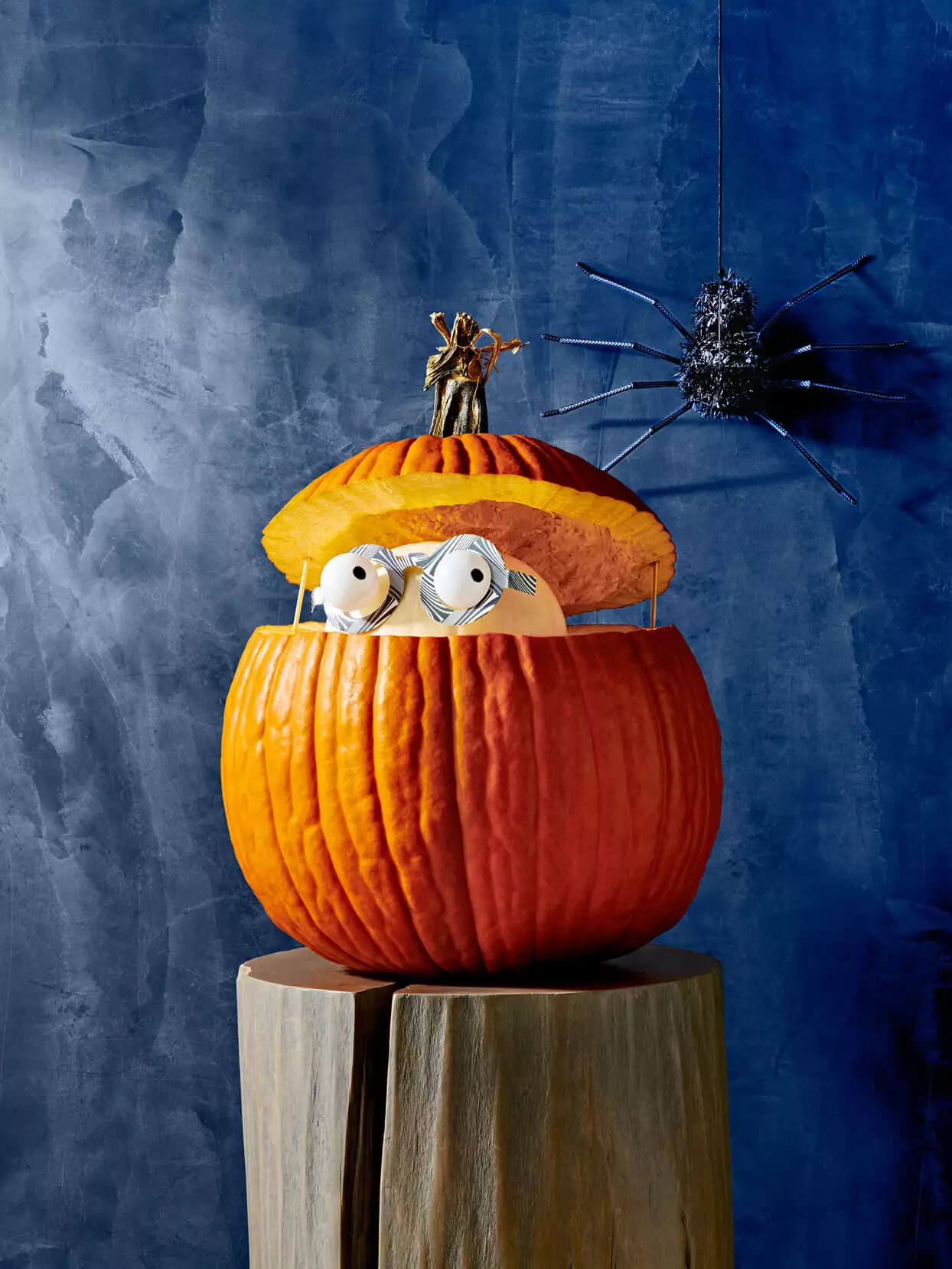 Handmade Nice Spooky Pumpkin Craft For Home DecorPumpkin Carving Ideas For Halloween 
