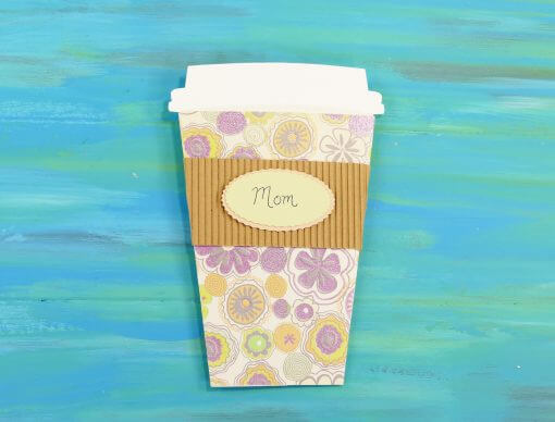How to Make Coffee Cup Gift Card Holder Using Cardstock & CricutCardstock Crafts To Sell