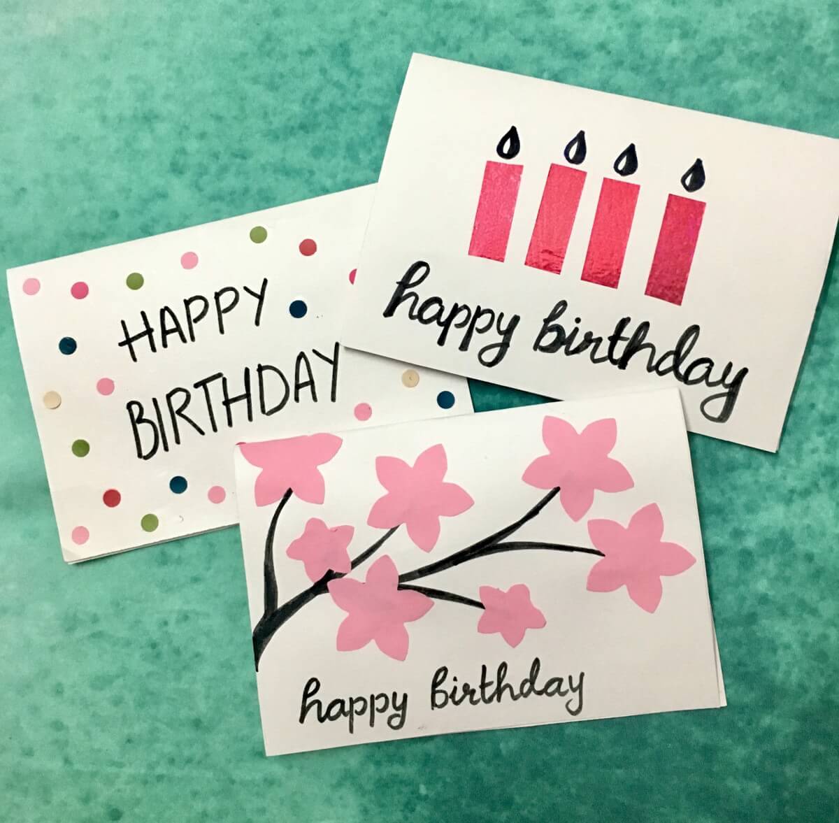 Last Minute Birthday Greeting Card Idea For Kids