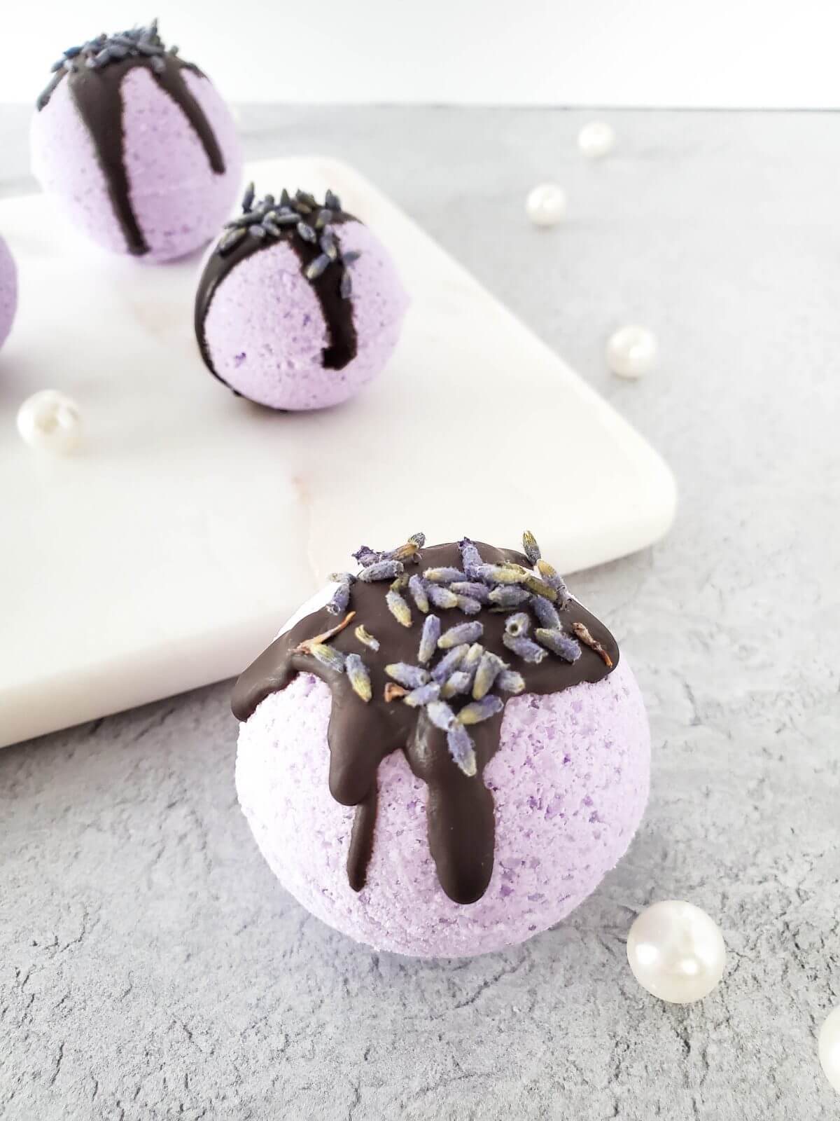 Lavender Bath Bombs Craft Tutorial With Cocoa Drizzle