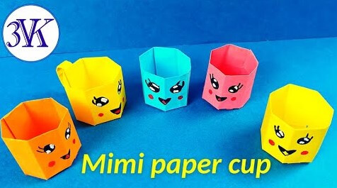 Learn  How  To  Make  Mini Paper Cup  Craft