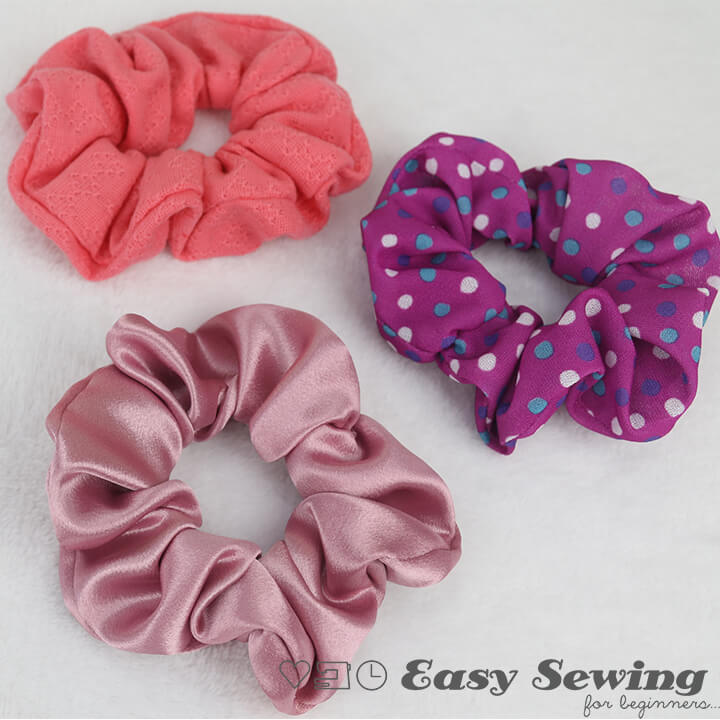 Lovely Hair Scrunchies DIY Craft Idea for Girls