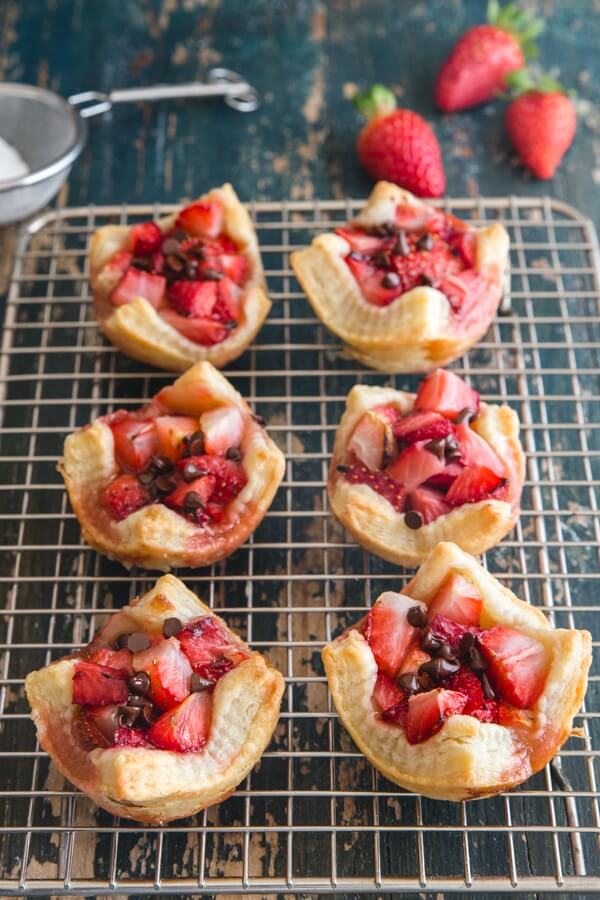 Lovely Puff Pastry Strawberry Tartlet Recipe Easy Strawberry Tarts Recipe