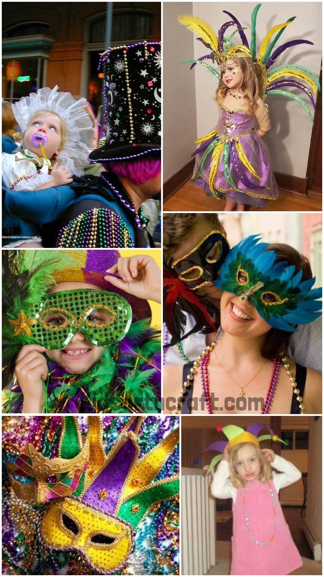 Mardi Gras Costumes for Kids & Parents 