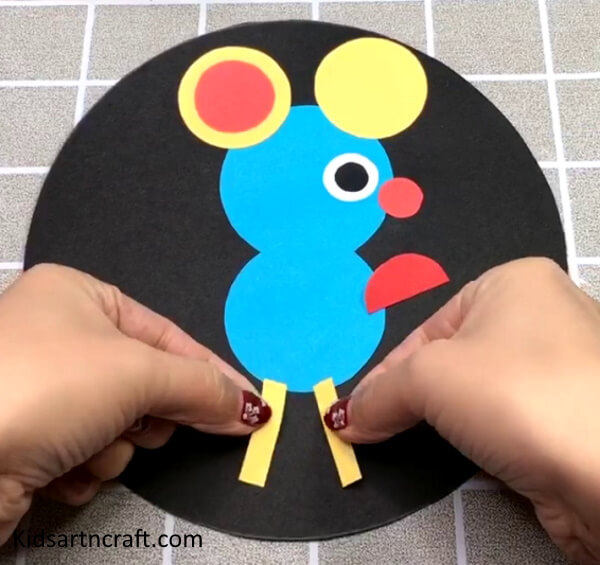 Easy Tutorial For Mouse Craft Idea with Paper Circles 