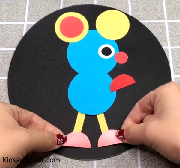 Kindergarteners Craft Idea For Paper Circles Mouse