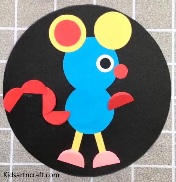 Easy Step By Step Tutorial For Mouse Crafting With Paper Circles For Kindergarteners