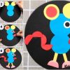 Mouse Craft For Kindergarteners with Paper Circles - Step by Step Instructions