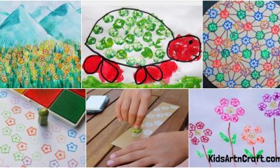 Okra Stamping Art Ideas for Kids