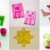 Origami Minecraft Paper Craft Ideas for Kids