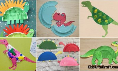 Paper Plate Dinosaur Craft For Kids