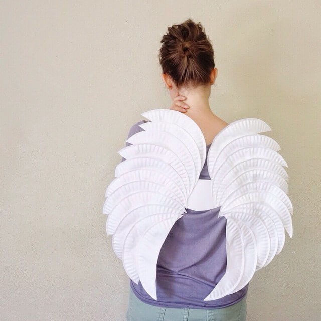 Paper Plate Easy & Simple Fabulous Angel Wings Craft For Kids