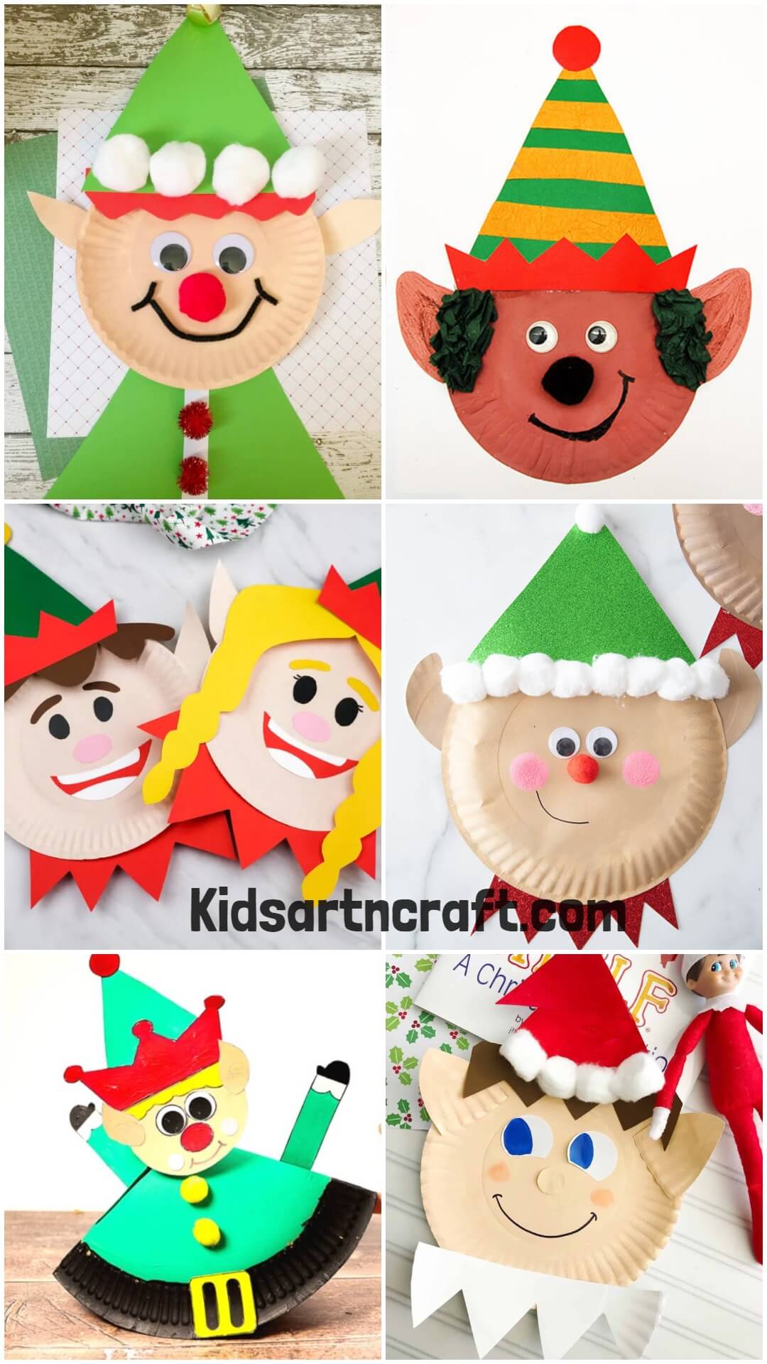 Paper Plate Elf Craft Ideas for Kids
